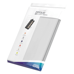 Ultimate Guard Binder: 16-Pocket 320 Zipfolio Xenoskin White UGD010433